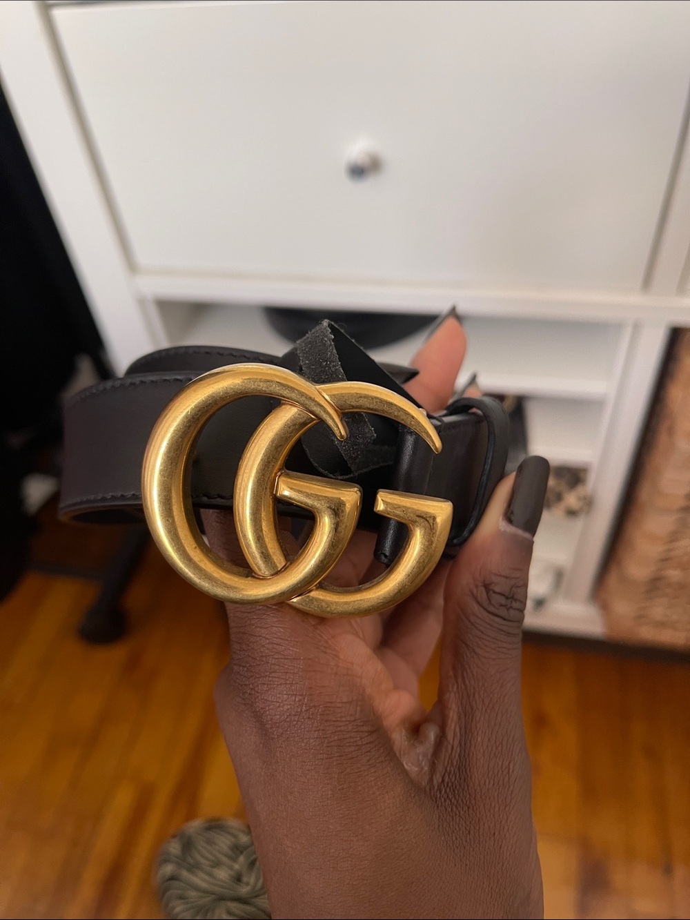 GUCCI Marmont leather Belt